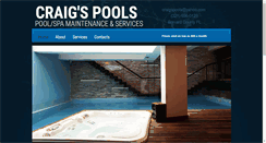 Desktop Screenshot of craigspools.com